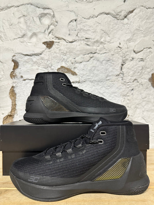 Under Armour Curry 3 Trifecta Black Sz 10 DS