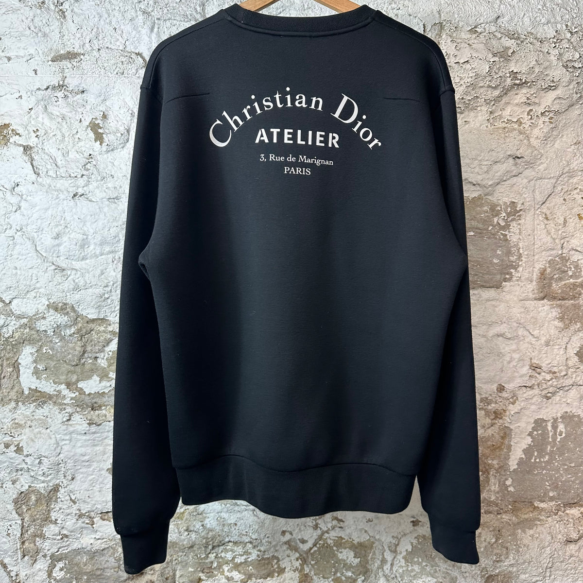 Dior Atelier Logo Sweater Black Sz XL