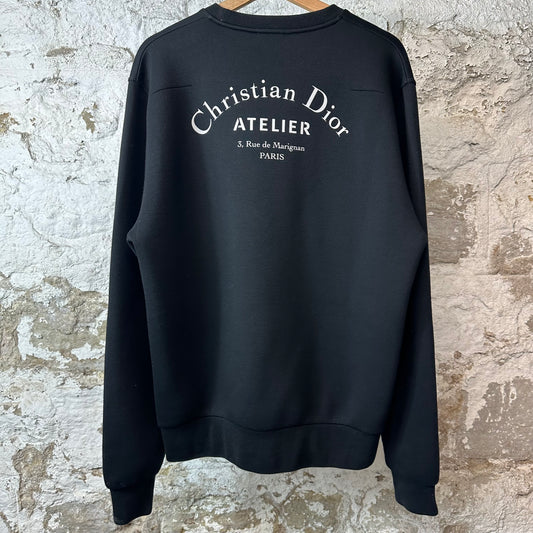 Dior Atelier Logo Sweater Black Sz XL
