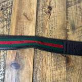 Gucci Green Red Canvas Belt Sz (105/42)