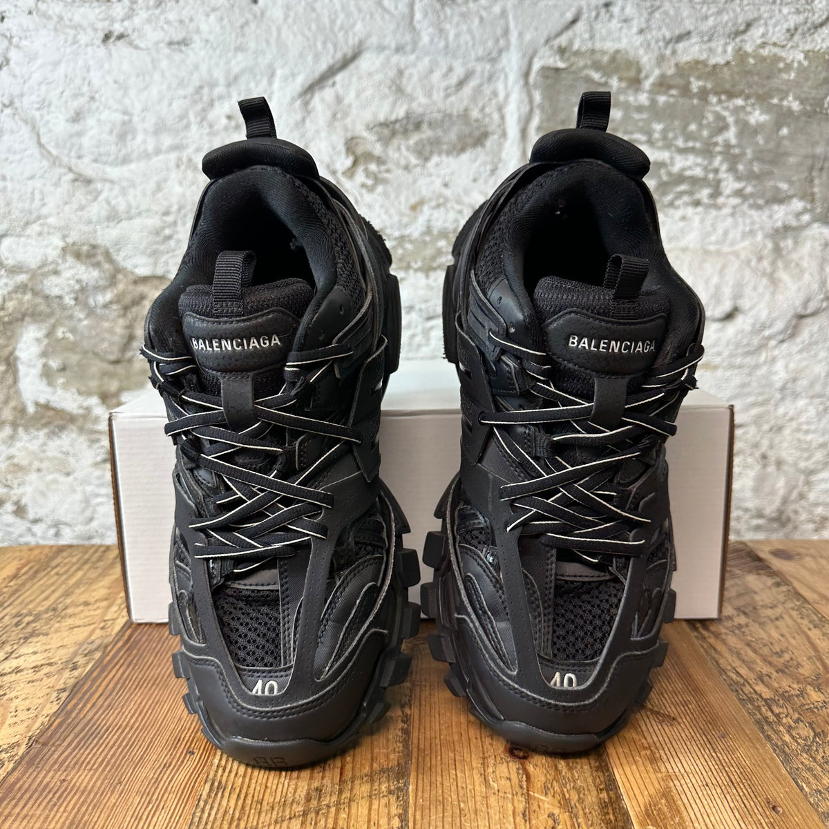 Balenciaga Track Runner Triple Black Sneaker Sz 7 (40)