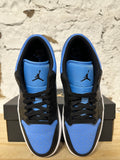 Air Jordan 1 Low Black University Blue Sz 8.5