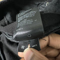 Amiri Plain Black Denim Jeans Sz 32