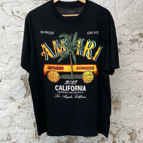 Amiri Rum Label T-shirt Black Sz S