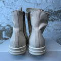 Rick Owens High Pearl Milk Sneaker Sz 5.5 (37.5)