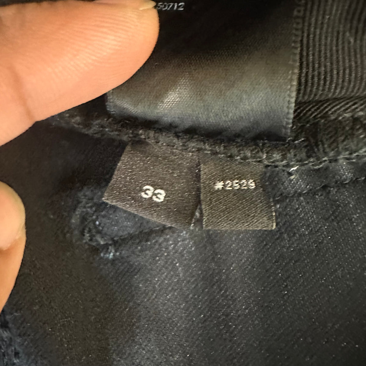 Amiri MX1 Grey Art Patch Black Denim Jeans Sz 33