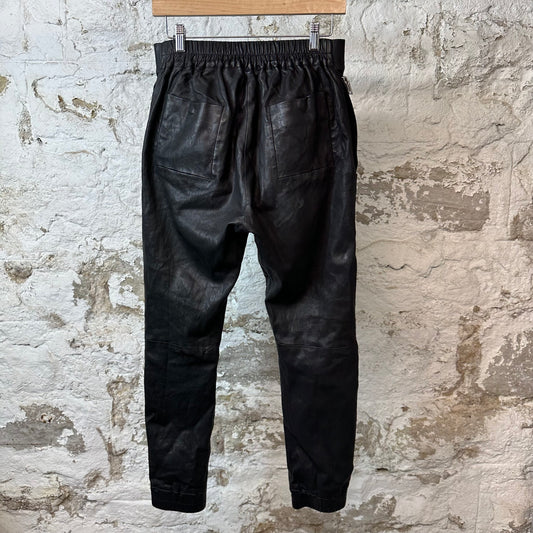 Rick Owens Luxor Leather Pants Sz S (30)
