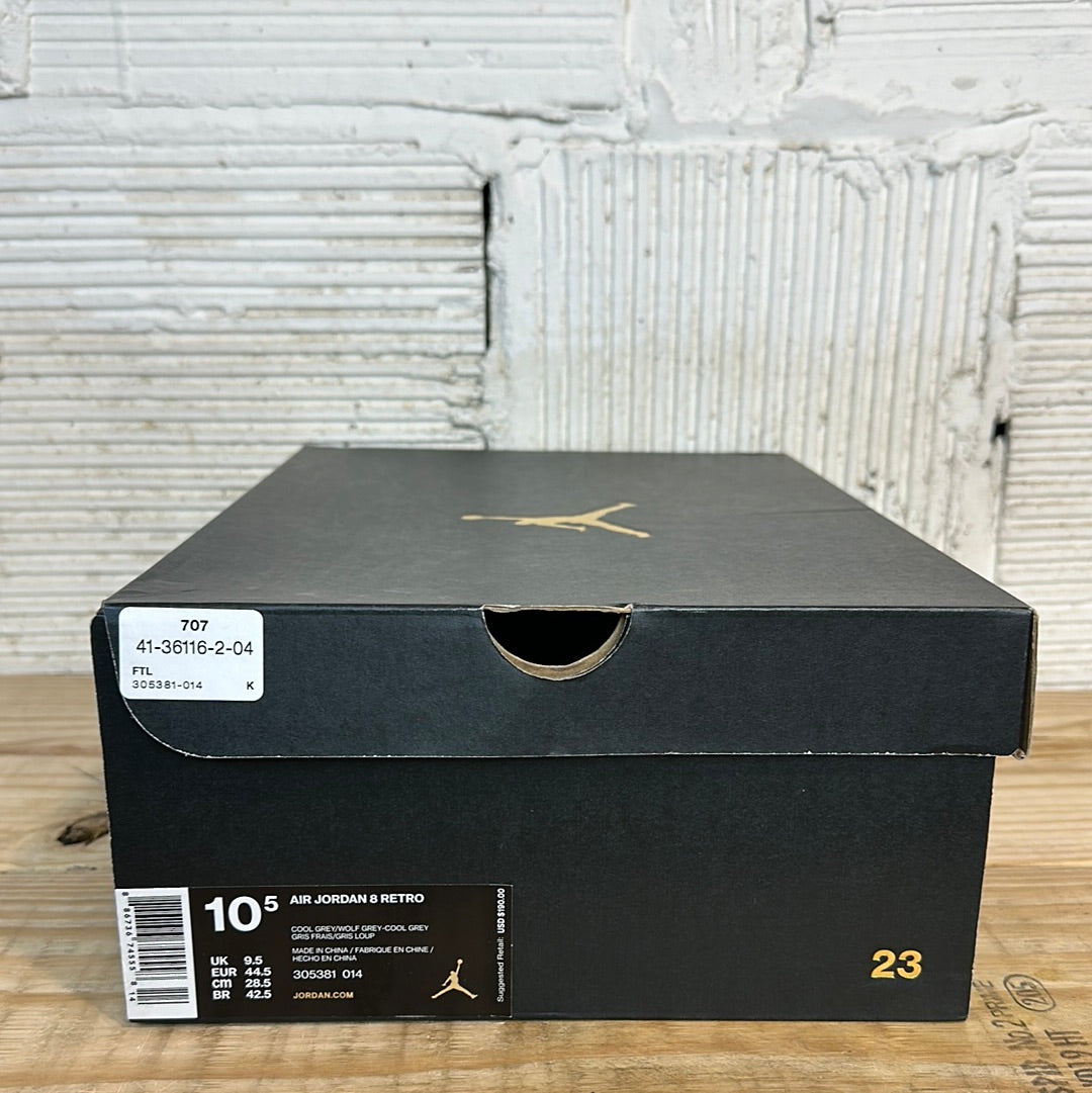 Air Jordan 8 Cool Grey Sz 10.5