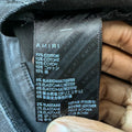 Amiri MX1 Camo Patch Black Denim Jeans Sz 32