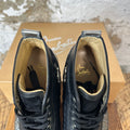 Christian Louboutin High Black Silver Crystal Spike Sneaker Sz 9 (42)