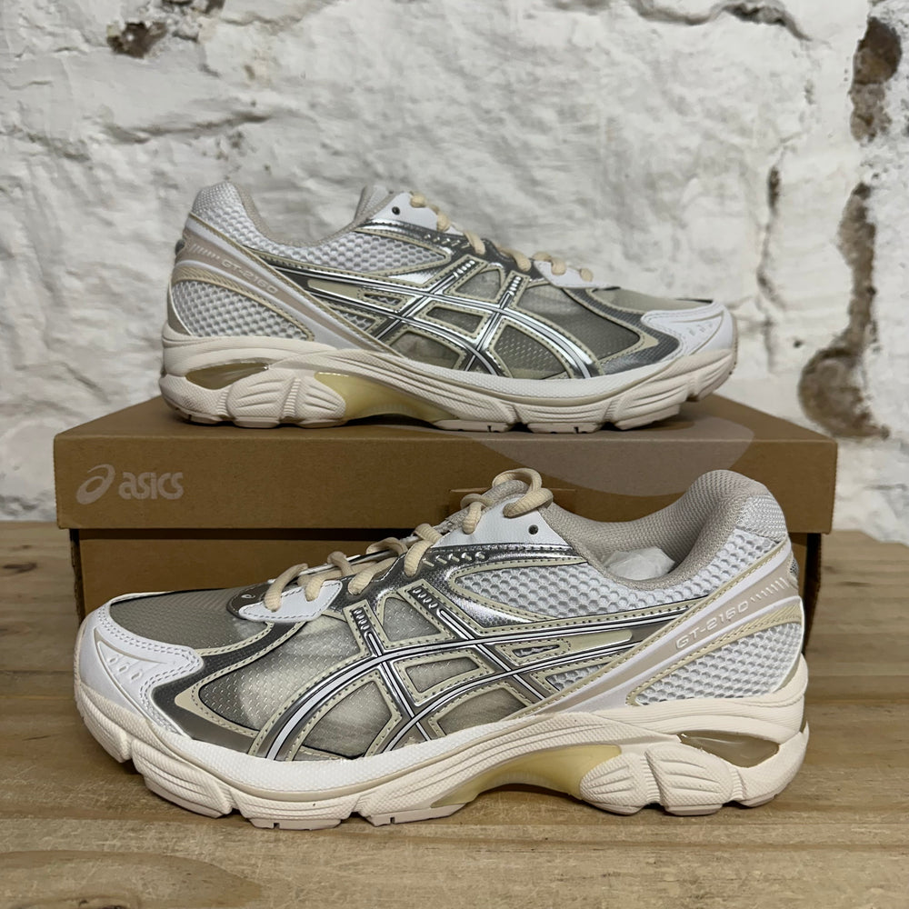 Asics GT-2160 Above the Clouds White Pure Silver Sz 8 DS