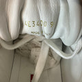 Prada Americas Cup Triple White Leather Sneaker Sz 9.5