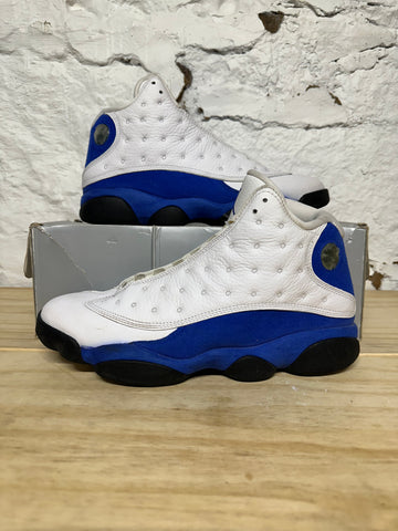 Air Jordan 13 White Hyper Royal Sz 10.5