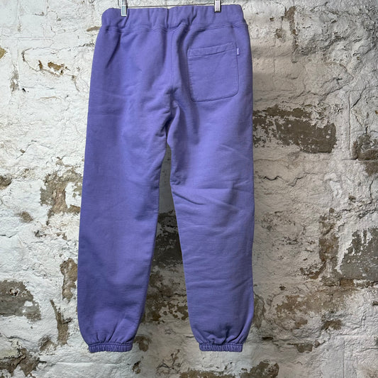 Supreme Orange S Logo Purple Sweatpants Sz M