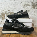 Louis Vuitton Black Silver Runaway Sneaker Sz 10.5 (9LV)