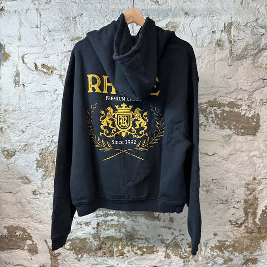 Rhude Cresta Cigar Black Hoodie