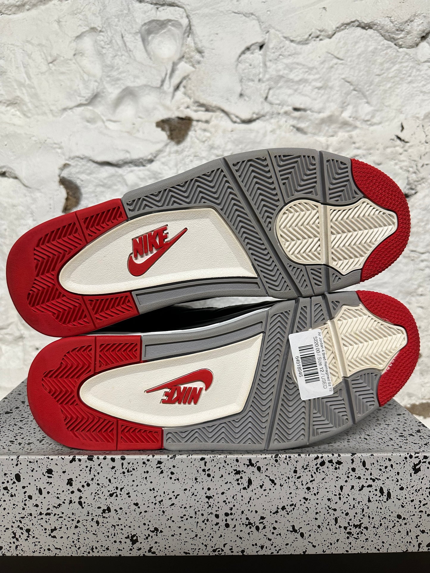 Air Jordan 4 Bred Reimagined Sz 12