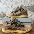 Lanvin Curb Black White Lace Pink Sneaker Sz 12 (45)