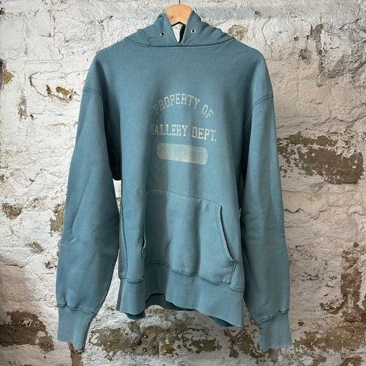 Gallery Dept Property Hoodie Blue Sz M