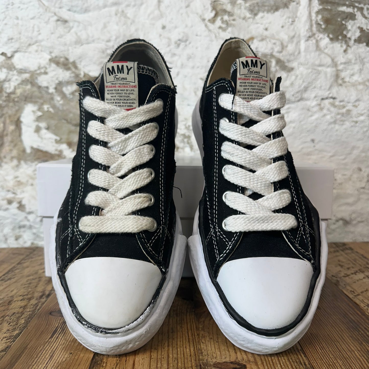 Maison Mihara Black White Peterson Sneaker Sz 12 (45)