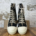 Rick Owens High Black Terra Milk Sneaker Sz 11 (44) DS