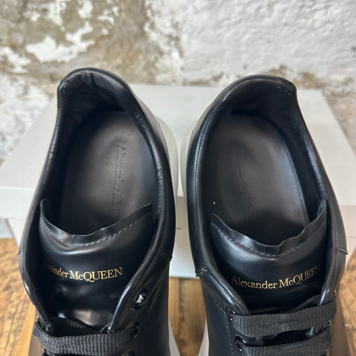 Alexander Mcqueen Black White Sole Sneaker Sz 13 (46)