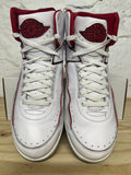 Air Jordan 2 White Red Sz 13
