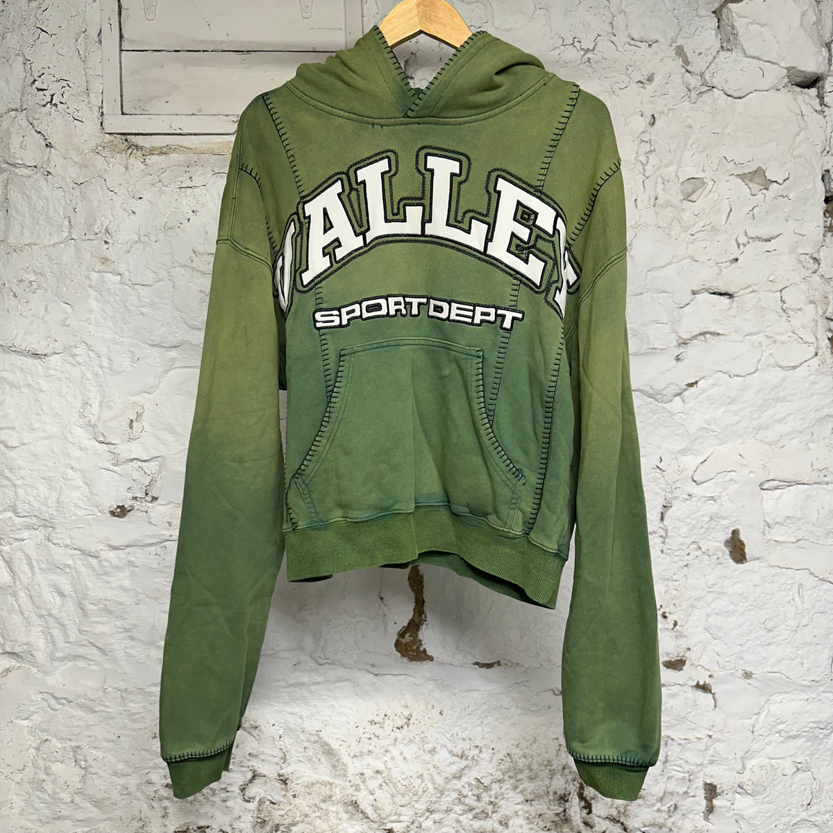 Vale Valley Sports Dept Green Hoodie Sz L
