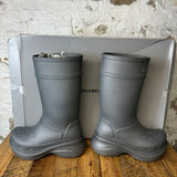 Balenciaga Gray Croc Boot Sz 9 (42)