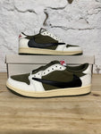 Air Jordan 1 Low Travis Scott Medium Olive Sz 10 DS