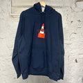 Supreme Cone Hoodie Navy Sz L