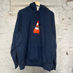 Supreme Cone Hoodie Navy Sz L