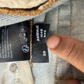Amiri Domino Applique Blue Denim Jeans Sz 33