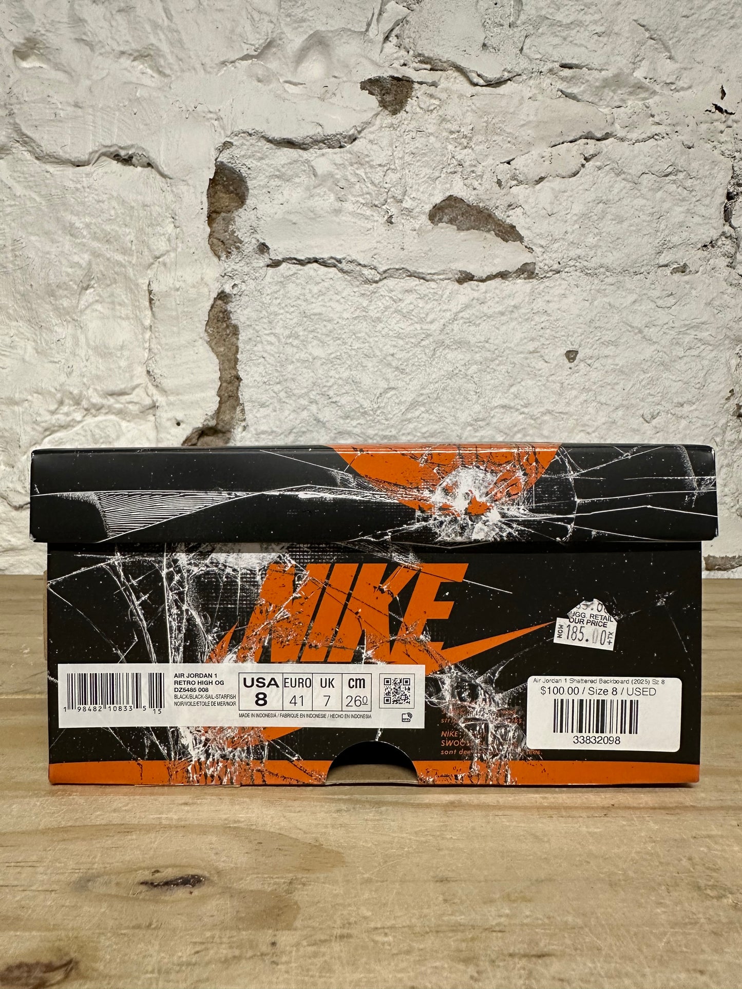 Air Jordan 1 High Shattered Backboard (2025) Sz 8