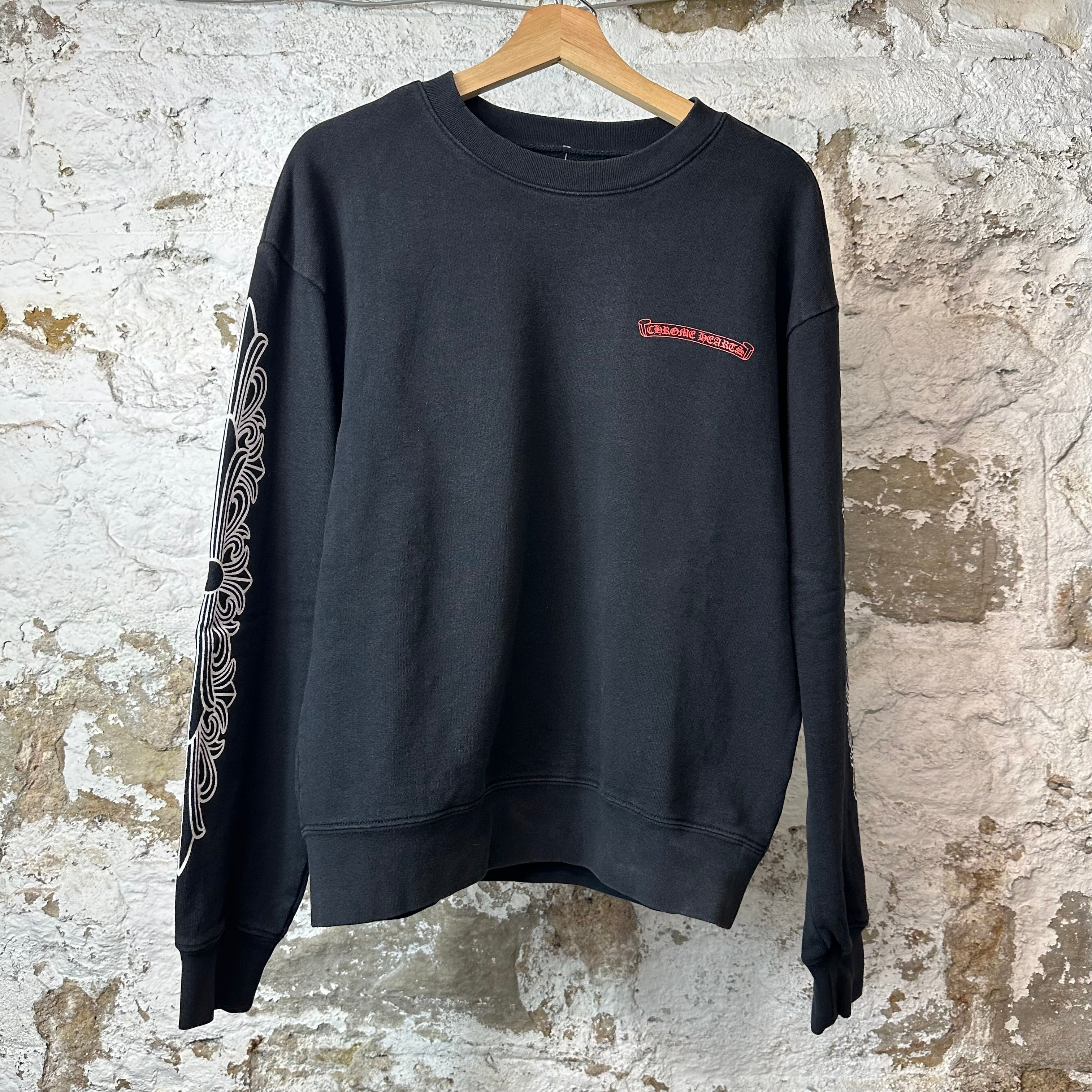 Chrome Hearts Matty Boy Chomper Crewneck Black Sz M
