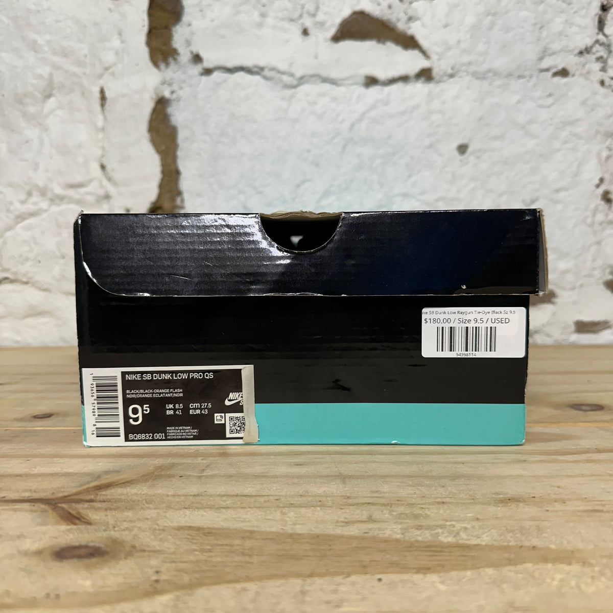 Nike SB Dunk Low Raygun Tie-Dye Black Sz 9.5
