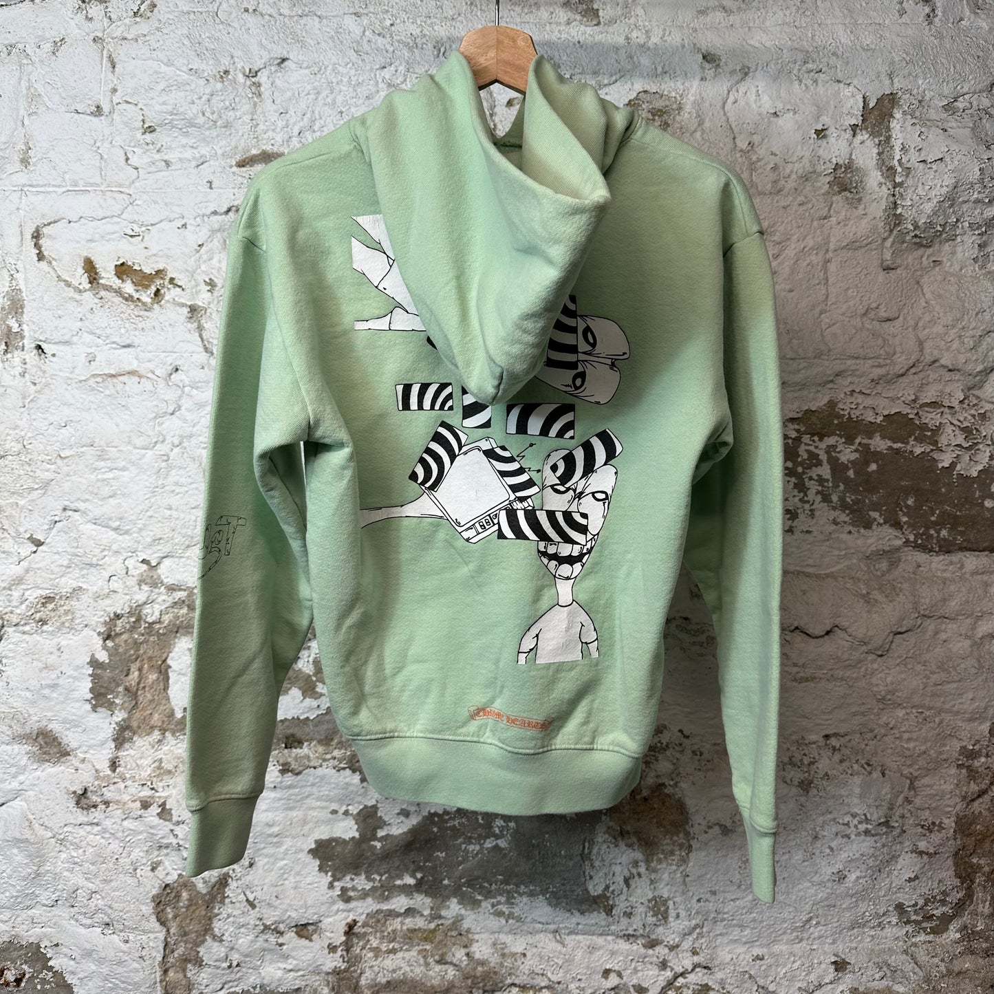 Chrome Hearts Matty Boy Lust Hoodie Green Sz S (Stain)