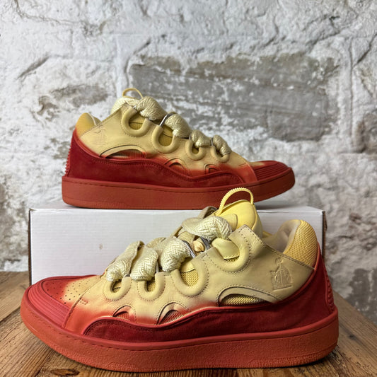 Lanvin Curb Venus Red Radiant Sneaker Sz 12 (45)