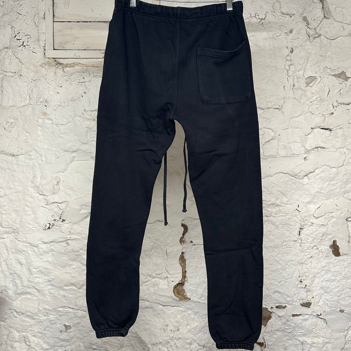 Fear of God Essentials Black Ankle Logo Sweatpants Sz S