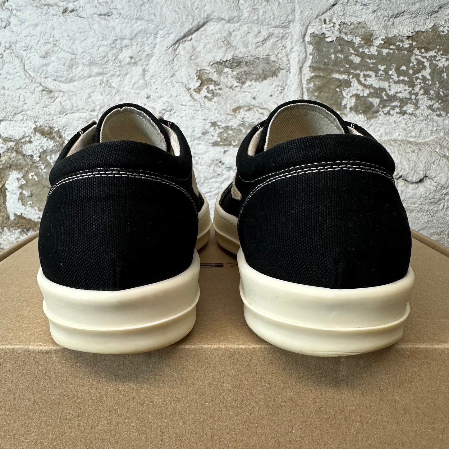 Rick Owens Vintage Black Milk Sneaker Sz 9.5 (42.5)