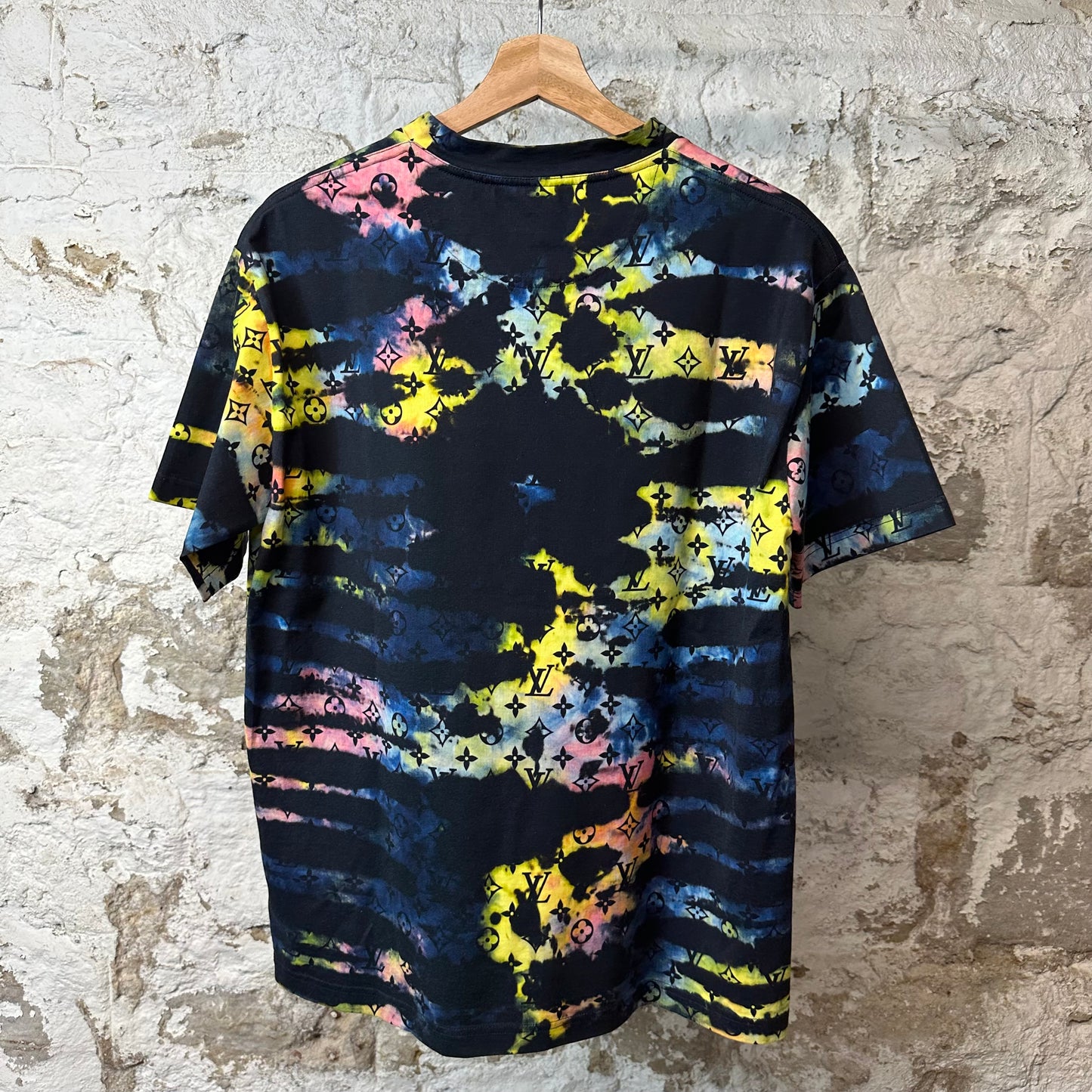 Louis Vuitton Watercolor Monogram T-shirt Black Sz M