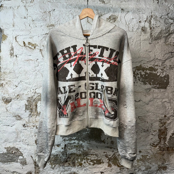 ジャケット・アウター theredthread print hoodie 2 toys gray THEREDTHREAD / ザレッドスレッド】print hoodie 2 toys