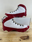 Air Jordan 9 White Gym Red Sz 9