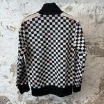 Palm Angels Checkered Track Jacket Sz S