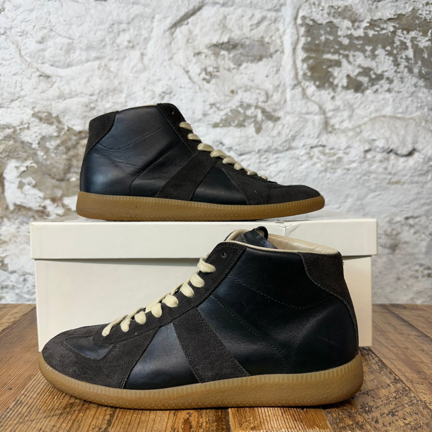 Maison Margiela Replica High Black Sneaker Sz 7 (40)