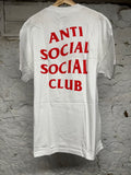 Anti Social Social Club Rose White T-Shirt Sz XL DS