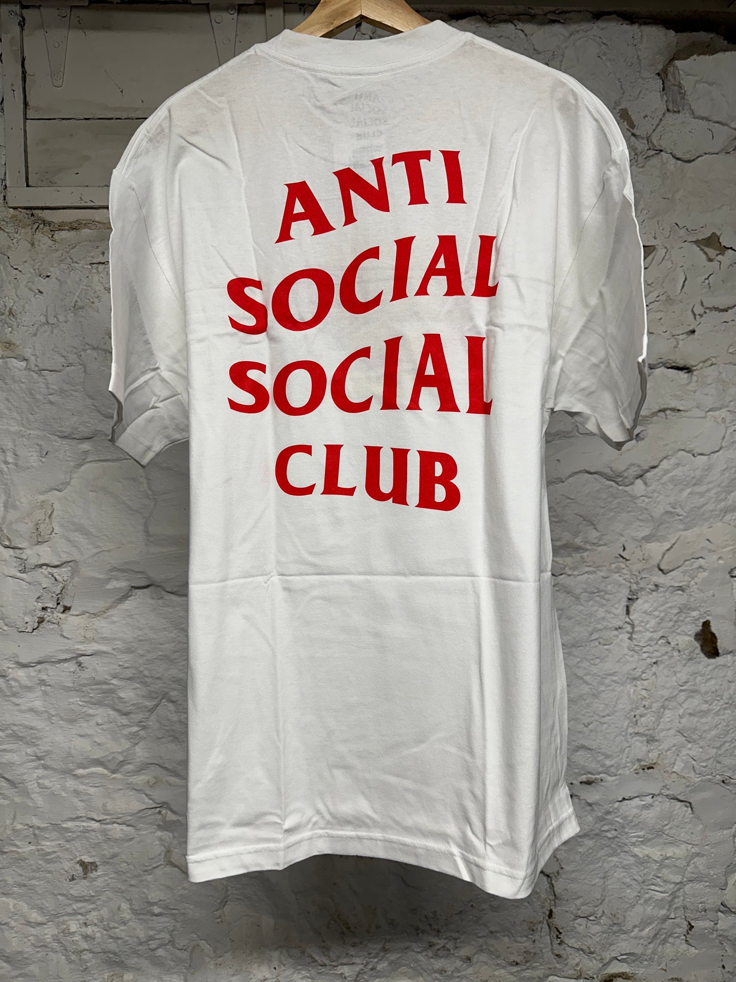 Anti Social Social Club Rose White T-Shirt Sz XL DS