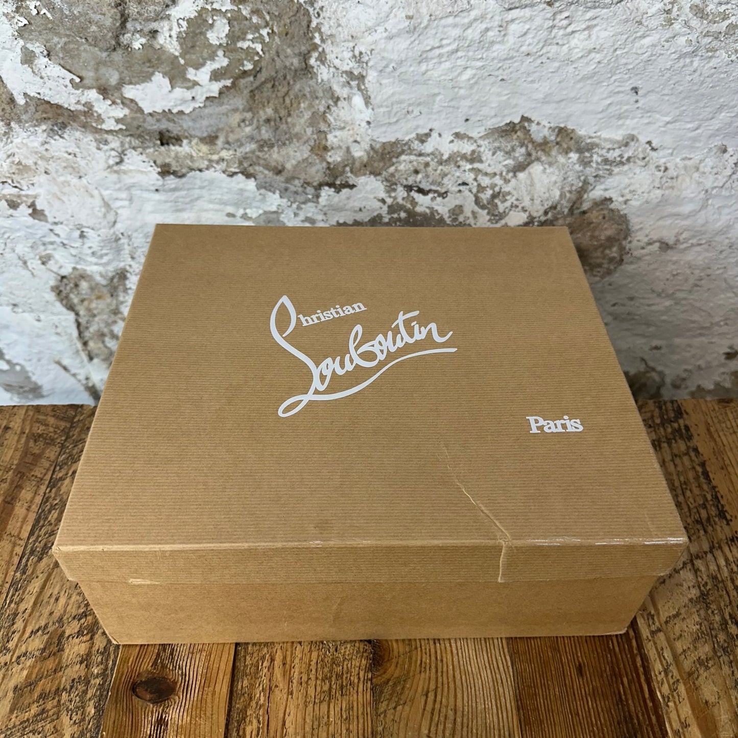 Christian Louboutin High Brown Suede Black Brown Sneaker Sz 10.5 (43.5)