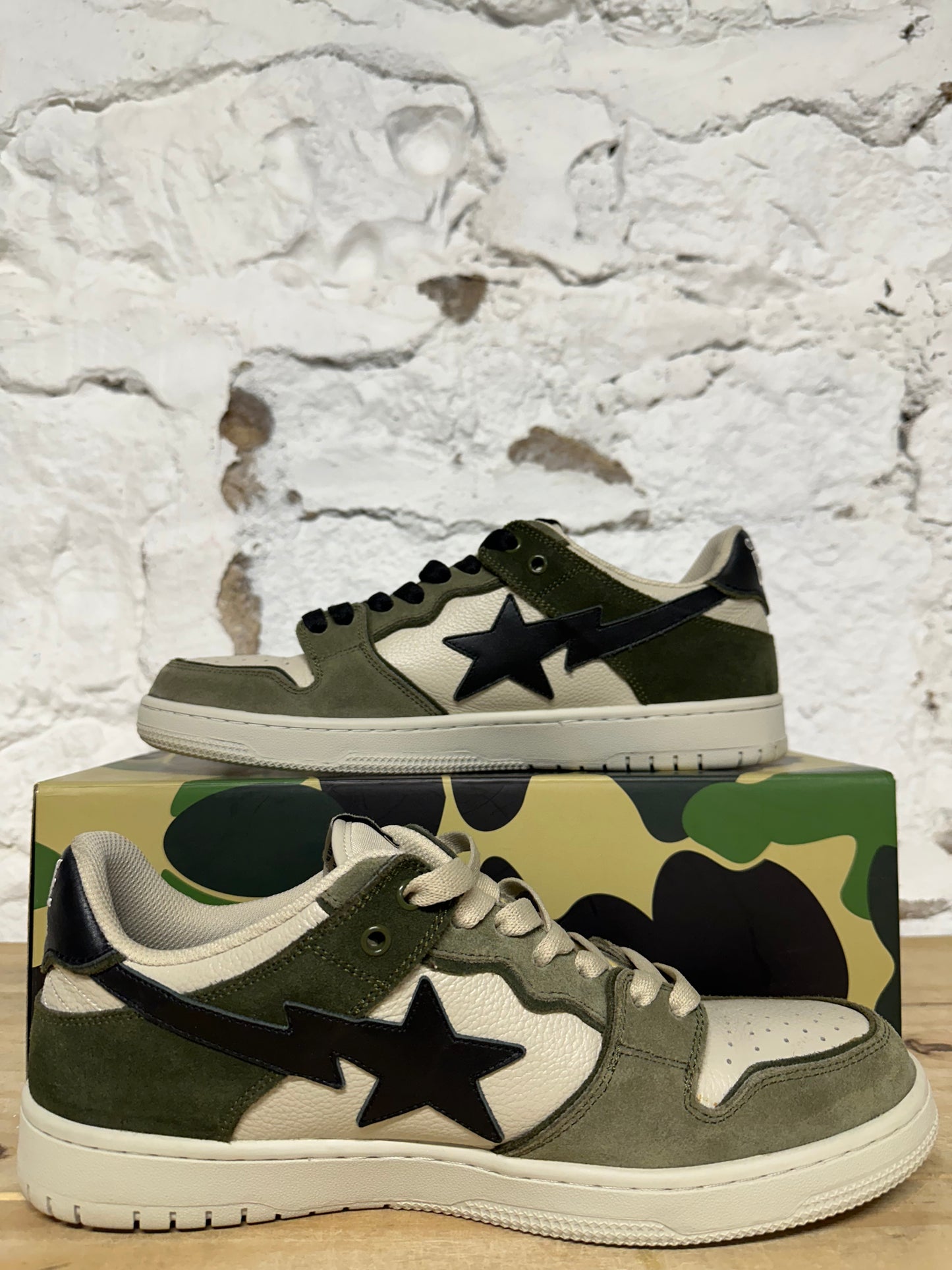 A Bathing Ape Sk8 Sta Olive Sz 11