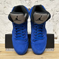 Air Jordan 5 Blue Suede Sz 14